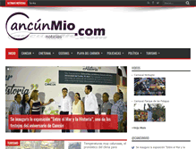 Tablet Screenshot of cancunmio.com